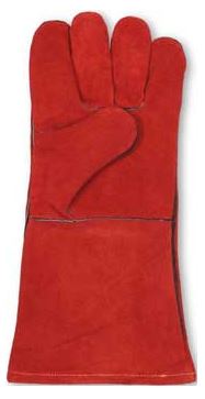GLOVES WITH LEATHER PALMS & FINGERS SIZE 10 PAIR