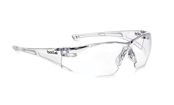 EYESHIELD BOLLE RUSH CLEAR PC RIMLESS LENS ADJ. TEMPLES/NOSEBRIDGE