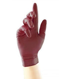 Unigloves Pearl Nitrile gloves, Burgundy, size Large, pk. 10 x 100