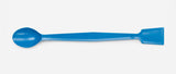 SPATULAS PP SPOON/FLAT ENDS AUTOCLAVABLE BLUE 200MM PK. 25