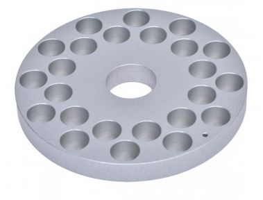Single Uniblock for 16 x 28mm dia. vials on SS720/SS725-series