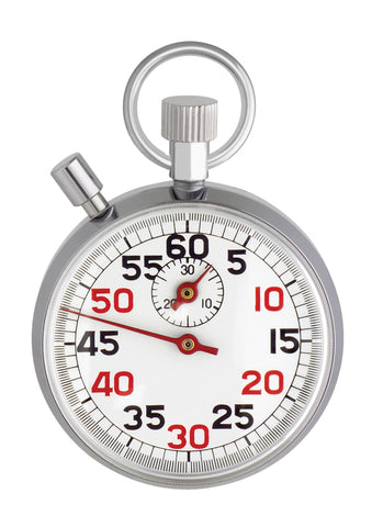 MECHANICAL STOPWATCH 13-JEWEL  LEVER MOVEMENT 30MIN. x 0.2SEC.
