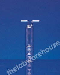 ARNOLD TUBE GLASS 2 BULBS AND SIDE ARMS 125X26MM DIA