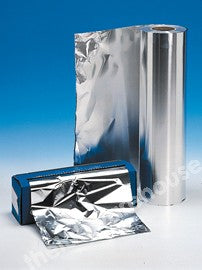 ALUMINIUM FOIL BOX 100M LONG x 300MM WIDE 0.013MM THICK