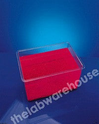 TRANSPARENT PLASTIC AQUARIUM TANK 15L 220X370X250MM HXWXD