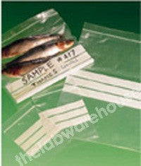 RESEAL SAMPLE BAGS PE PANEL 120 X 170MM PK.100