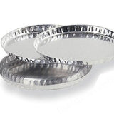 DISHES ALU. FOIL DISPOSABLE WITH RIM 100X7MM DIA. X HT PK 80