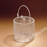 BASKET CYLINDRICAL WITH HANDLE NYLON COATED WIRE 180X160MM