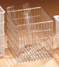 BASKET RECTANGULAR ST./STEEL WIRE 125MM CUBE