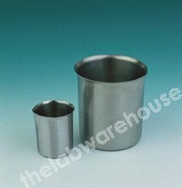 BEAKER ALUMINIUM SQUAT FORM WITH SPOUT 500ML
