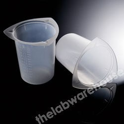 TRI-CORNER BEAKERS PP GRADUATED 400ML PK.25