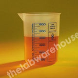 BEAKER PP LOW FORM PRINTED GRAD'S AND SPOUT 250ML