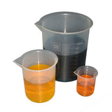 BEAKER PP LOW FORM MOULDED GRAD'S AND SPOUT 25ML