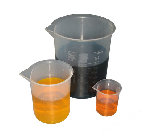 BEAKER PP LOW FORM MOULDED GRAD'S AND SPOUT 50ML