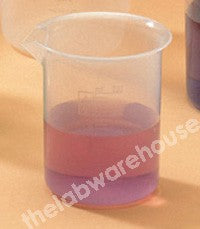 BEAKER KARTELL PP LOW WITH GRAD'S AND SPOUT 25ML