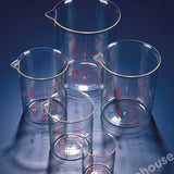 BEAKER AZLON PMP LOW FORM PRINTED GRAD'S WITH SPOUT 25ML