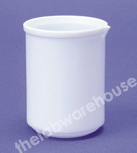 BEAKER PTFE OPAQUE WITH SPOUT 10ML