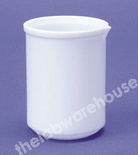 BEAKER PTFE OPAQUE WITH SPOUT 25ML