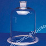 BELL JAR GLASS 29/32 SOCKET TOP 200X150MM