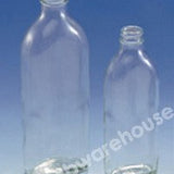 BOTTLES CLEAR GLASS FLAT NO CAP 300ML PK.36