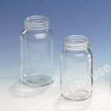 POWDER BOTTLES CLEAR GLASS NO CAP 60ML PK.72