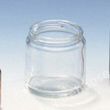 OINTMENT JARS CLEAR GLASS NO CAP 60ML PK.72