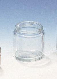 OINTMENT JARS CLEAR GLASS NO CAP 60ML PK.72