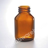 TABLET BOTTLES AMBER GLASS NO CAP,3/4OZ/20ML PK.126