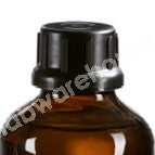 TAMPER-EVIDENT CAP BLACK PP WITH PTFE LINER FOR 45MM NECK