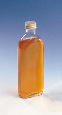 BOTTLES CL.GLASS FLAT ALU. CAP/RUBBER WAD 300ML PK.36