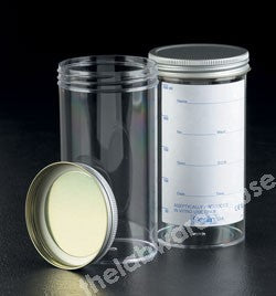 STERILIN CONTAINERS ST. PS METAL CAP NO LABL 250ML TRAY PK50