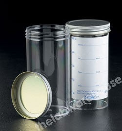 STERILIN CONTAINERS ST. PS METAL CAP PRINT LBL 250ML TRAY PK