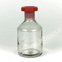 REAGENT BOTTLE, CL. GLASS, WITH 16/16 PP STOPPER, 50ML