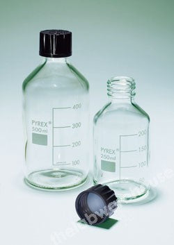 REAGENT BOTTLE PYREX N/MOUTH WITH 30MM SVL CAP 500ML