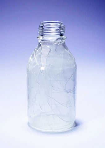 REAGENT BOTTLE PYREX SAFECOATED W/MOUTH NO CAP OR RING 500ML
