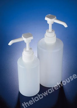 PUMP DISPENSING BOTTLE PE 125ML PUMP VOLUME 0.5ML