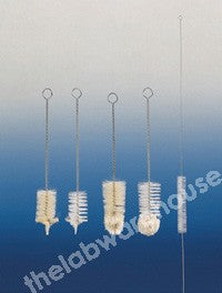 TEST TUBE BRUSH NYLON CENTRAL 6MMX400MM DIA X LONG PK 10