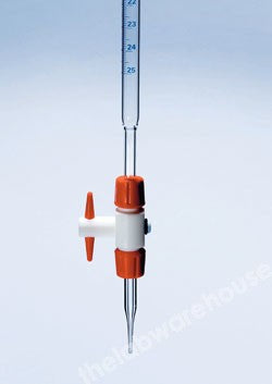 BURETTE MBL BORO GLASS CL.B PTFE S/COCK TUBE JET 50X0.10ML