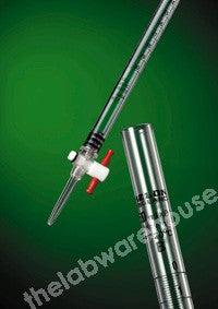 BURETTE ACRYLIC CL.B SINGLE BORE PMP/PE S/COCK 50X0.1ML