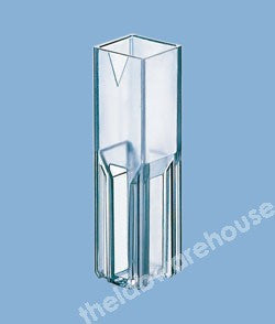 SEMI-MICRO SQ. PMMA CELLS 10MM PATH 2-CL. SIDES PK.100