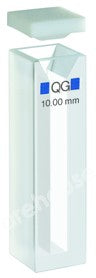 PRECISION CELL SILICA SEMI MICRO AND LID 10MM PATH 104-QG