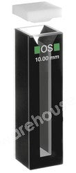 CELL SILICA SEMI MICRO AND LID BLACK MASK 10MM PATH 104B-OS