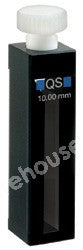 PRECISION CELL SILICA BLACK MASK 10MM PATH 114B-QS