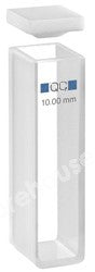 PRECISION CELL SUPRASIL SILICA MACRO WITH LID 10MM 100-QS