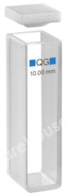 PRECISION CELL SILICA MACRO AND LID 10MM PATH 100-QG