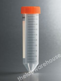 CENTRIFUGE TUBES PP CON. WITH PUSH ON CAP ST. 50ML PK 500