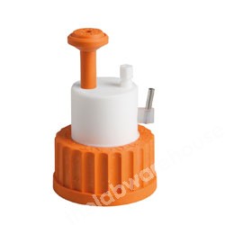 SAFETY CAP FIRE RESIS. GL45 FOR 1 X 3.2MM O.D. TUBING WITH STOPCOCK
