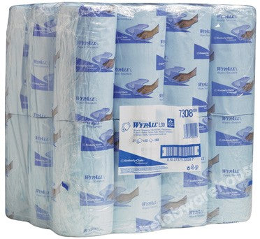 SCOTT WYPALL WIPES 2-PLY BLUE 240 X 460MM ROLL 116 WIPES