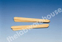 TONGUE DEPRESSORS WOOD 145X20MM WITH ROUNDED ENDS PK 100