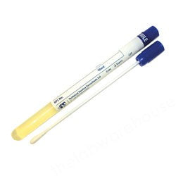 TRANSPORT SWABS RAYON TIP PLASTIC SHAFT AMIES CLEAR PK.100